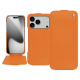 Funda de piel Apple iPhone 17 Pro - Orange ( Nappa - Pantone #ff9351 ) 