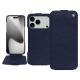 Housse cuir Apple iPhone 17 Pro - Cobalt ( Pantone #2b253f ) 