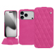 Capa em pele Apple iPhone 17 Pro - Rose BB - Couture ( Pantone #DB599F )