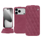 Funda de piel Apple iPhone 17 Pro - Passion vintage - Couture ( Pantone #591d16 ) 
