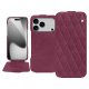 Lederschutzhülle Apple iPhone 17 Pro - Prune vintage - Couture ( Pantone #612434 ) 