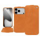 Funda de piel Apple iPhone 17 Pro - Mandarine vintage ( Pantone #d47231 ) 