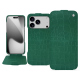 Capa em pele Apple iPhone 17 Pro - Crocodile pino ( Pantone #173F35 ) 