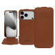 Custodia in pelle Apple iPhone 17 Pro - Marron PU ( Pantone #8B4720 )