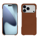 Custodia in pelle Apple iPhone 17 Pro Max - Marron ( Nappa - Pantone #8B4720 ) 
