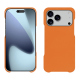 Funda de piel Apple iPhone 17 Pro Max - Orange ( Nappa - Pantone #ff9351 ) 