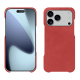 Custodia in pelle Apple iPhone 17 Pro Max - Cerise vintage ( Pantone #a6302e ) 