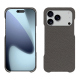 Apple iPhone 17 Pro Max leather cover - Anthracite ( Pantone #41403c ) 