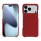 Apple iPhone 17 Pro Max leather cover - Tomate ( Pantone #a61715 ) 