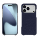 Apple iPhone 17 Pro Max leather cover - Cobalt ( Pantone #2b253f ) 