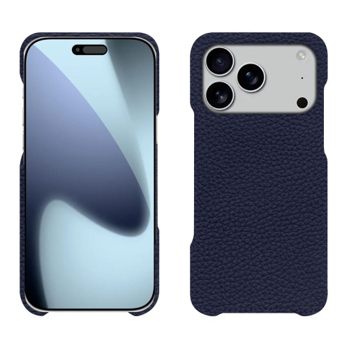 Cover iPhone 17 Pro Max Premium | Protezione di lusso in pelle su misura - NoreveCobalt ( Pantone #2b253f ) 