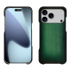 Custodia in pelle Apple iPhone 17 Pro Max - Vert Patine