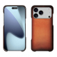 가죽 커버 Apple iPhone 17 Pro Max - Orange Patine