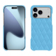 Custodia in pelle Apple iPhone 17 Pro Max - Bleu ciel - Couture ( Nappa - Pantone #abcae9 ) 