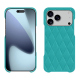 Custodia in pelle Apple iPhone 17 Pro Max - Bleu fluo - Couture