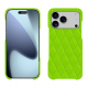Funda de piel Apple iPhone 17 Pro Max - Vert fluo - Couture ( Pantone #00ab5f ) 