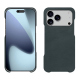 Apple iPhone 17 Pro Max leather cover - Blu marino ( Pantone #14181D )