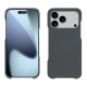 Custodia in pelle Apple iPhone 17 Pro Max - Gris Veggie ( Pantone #5e514d ) 