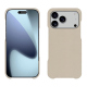 Lederschutzhülle Apple iPhone 17 Pro Max - Beige Veggie ( Pantone #dab9a1 ) 