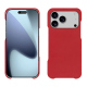 Lederschutzhülle Apple iPhone 17 Pro Max - Rouge Veggie ( Pantone #862633 ) 