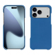 Apple iPhone 17 Pro Max leather cover - Bleu Veggie ( Pantone #3f5864 ) 