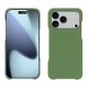 가죽 커버 Apple iPhone 17 Pro Max - Vert Veggie ( Pantone #68724d ) 