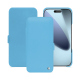 Funda de piel Apple iPhone 17 Pro Max - Bleu ciel ( Nappa - Pantone #abcae9 ) 
