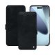 Custodia in pelle Apple iPhone 17 Pro Max - Dark vintage ( Pantone #050505 ) 