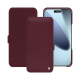 Apple iPhone 17 Pro Max leather case - Lie de vin ( Pantone #412234 ) 