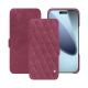 Housse cuir Apple iPhone 17 Pro Max - Passion vintage - Couture ( Pantone #591d16 ) 