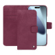 Capa de couro para carteira Apple iPhone 17 Pro Max - Prune vintage ( Pantone #612434 ) 