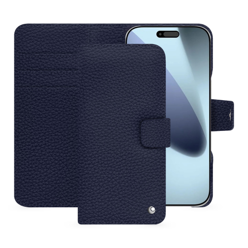iPhone 17 Pro Max wallet case - Luxury & top-of-the-range protection | NoreveCobalt ( Pantone #2b253f ) 