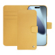 Étui portefeuille cuir Apple iPhone 17 Pro Max - Or Maïa ( Pantone 871C ) 