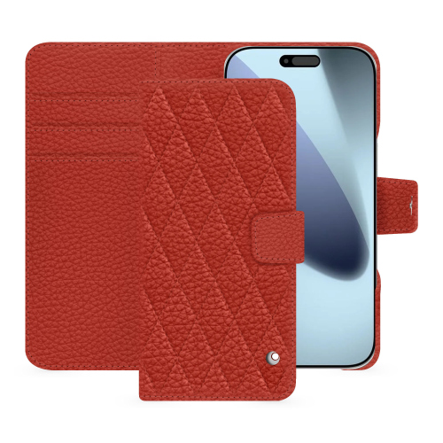 Capa para iPhone 17 Pro Max - Luxo e proteção topo de gama | NorevePapaye - Couture ( Pantone #b54317 ) 