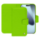 Custodia in pelle Apple iPhone 17 Pro Max - Vert fluo ( Pantone #00ab5f ) 