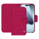 Custodia in pelle Apple iPhone 17 Pro Max - Rose fluo - Couture ( Pantone #ff16b4 ) 