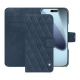 Funda de piel para cartera Apple iPhone 17 Pro Max - Jean vintage - Couture ( Pantone #2f414f  ) 