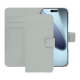 Capa de couro para carteira Apple iPhone 17 Pro Max - Gris PU ( Pantone #c1c6c8 ) 