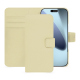 Apple iPhone 17 Pro Max レザーウォレットケース - Beige PU ( Pantone #ceb888 ) 
