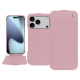 Custodia in pelle Apple iPhone 17 Pro Max - Rose ( Nappa - Pantone #efbae1 ) 