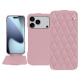 Apple iPhone 17 Pro Max leather case - Rose - Couture ( Nappa - Pantone #efbae1 ) 