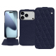 Funda de piel Apple iPhone 17 Pro Max - Cobalt - Couture ( Pantone #2b253f ) 