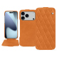 가죽 커버 Apple iPhone 17 Pro Max - Mandarine vintage - Couture ( Pantone #d47231 ) 