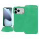 Funda de piel Apple iPhone 17 Pro Max - Menthe vintage ( Pantone #37b375 ) 