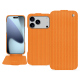 Funda de piel Apple iPhone 17 Pro Max - Abaca arancio ( Pantone #d77540 )