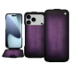 Custodia in pelle Apple iPhone 17 Pro Max - Violet Patine