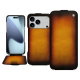 Lederschutzhülle Apple iPhone 17 Pro Max - Fauve Patine