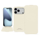Apple iPhone 17 Pro Max leather case - Blanc PU ( White ) 
