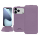 가죽 커버 Apple iPhone 17 Pro Max - Lilas PU ( Pantone #b9a3e3 )