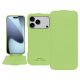 Capa em pele Apple iPhone 17 Pro Max - Vert olive PU ( Pantone #a7c58e )